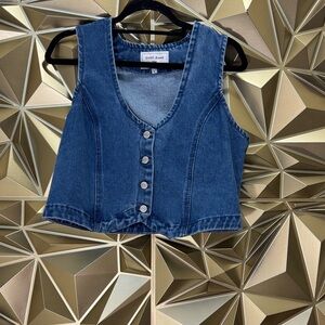 GOGO Blue Denim Vest